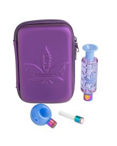ALEAF Liquid Purifier - Freezable Nectar Kit w/ Case, 2 Tips, Dish - Purple