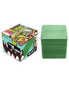 BLOWN Brand Grinder - CUBE style - 59mm - Green
