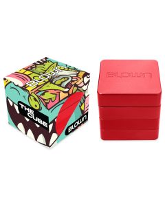 BLOWN Brand Grinder - CUBE style - 59mm - Red