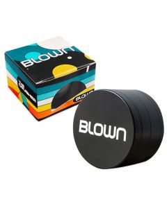 BLOWN Brand Aluminum Grinder- 40mm, 4 Piece, Black