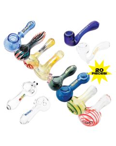 BLOWN Hand Pipes Package A 20 Pieces    