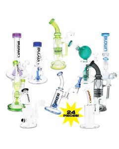 BLOWN Waterpipes Package B 24 Pieces
