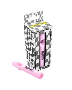 BLOWN Glass Goods Conduit 4" Full Color Steamroller - Pink in BLOWN BOX