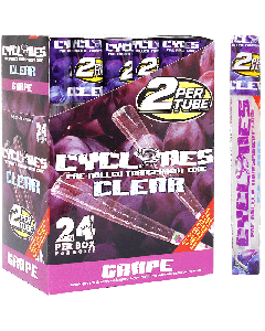Cyclone Clear Grape 24ct Box