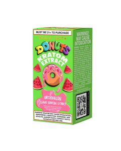 Donuts Kratom 250mg Watermelon 30ml Shot - 12 Pack Display