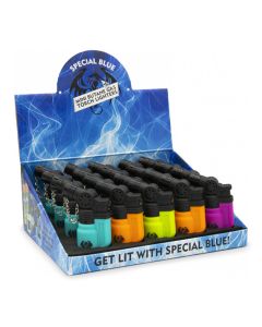 Special Blue Mini Rubber Lighter 2.0 Display - 20pk