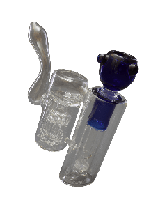 7" Showerhead to Tree Double Chamber Bubbler w/ Colored Pull Bowl