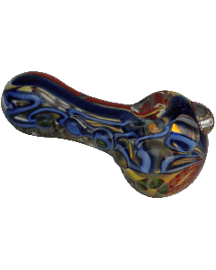 Dichro Marble Inside Out Handpipe 4"