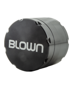 BLOWN Brand Aluminum Grinder w/ Notches- 50mm, 4 Piece, Black