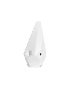 Prism Ceramic Hand Pipe - White- BRNT Designs