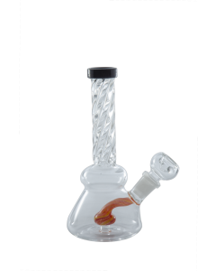 6" Waterpipe w/ Twist and worked Perc