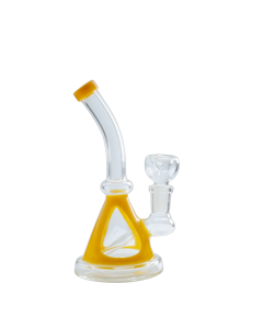 6" Waterpipe w/ colored body and mouthpiece
