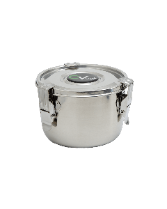 C Vault Airtight Stainless Steel Storage Bowl-Large 4.75"x2.5" w/ two 8g Boveda