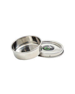 C Vault Airtight Stainless Steel Storage Bowl-Xtra Small 3.25"x1.25" w/ 8g Boveda