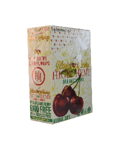 High Hemp-Blazin Cherry Organic Hemp Wrap-2ct Pouch/25ct per box