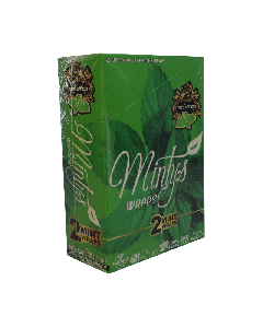 High Hemp- Minty Organic Hemp Wrap-2ct Pouch/25ct per Box