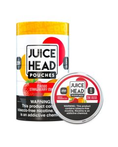 Juice Heads Pouches - 5 Can Sleeve - 6mg Tobacco Free Nicotine - Mango Strawberry Mint