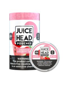 Juice Heads Pouches - 5 Can Sleeve - 6mg Tobacco Free Nicotine - Watermelon Strawberry Mint