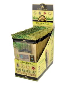 King Palm Pre-Rolls- Slim, 5 Pack Pouches, 15ct