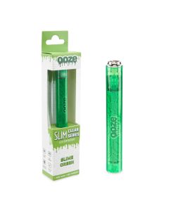 OOZE Slim Clear Series Transparent 510 Vape Battery -Slime Green