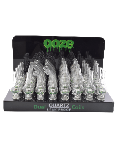 Ooze Globe Display + Dual Quartz Coils 32ct