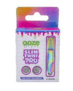 Ooze Slim Twist Pro Atomizer- Rainbow