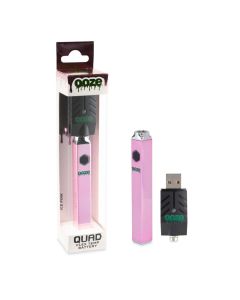 OOZE Quad - 500 MAh Square Flex Temp Battery-Pink