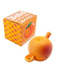 Ceramic Mini Peach Pipe in Box