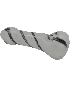 Black/White Hand pipe 3.5"
