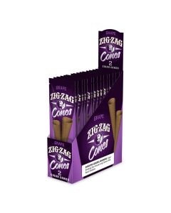 Zig Zag Cigar Cones - Grape 