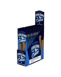 Zig Zag Cigar Cones - Blueberry 