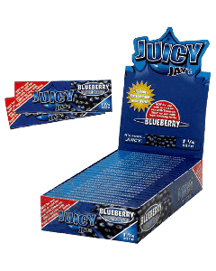 Juicy Jay’s 1 1/4” Rolling Papers Blueberry 24ct. Box