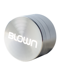 BLOWN Brand Aluminum Grinder- 40mm, 4 Piece, Silver