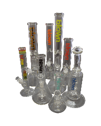 BLOWN WATERPIPES  PACKAGE A                   8 PIECES