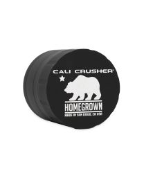 Cali Crusher Homegrown 2.35" 4 Piece Hard Top Herb Grinder-Black