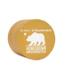 Cali Crusher Homegrown 2.35" 4 Piece Hard Top Herb Grinder-Gold