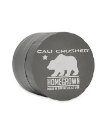 Cali Crusher Homegrown 2.35" 4 Piece Hard Top Herb Grinder-Gun Metal Grey