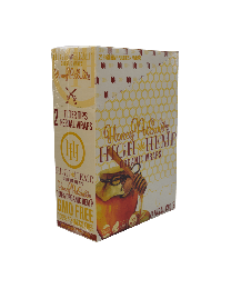 High Hemp- Honey Organic Hemp Wrap-2ct Pouch/25ct per Box