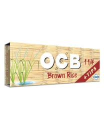 OCB Rice 1 1/4 Papers w/ tips
