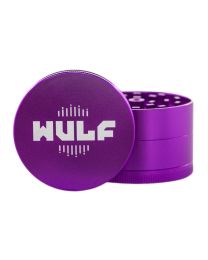 65mm 4 Piece Grinder by Wulf - Purple