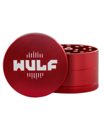 65mm 4 Piece Grinder by Wulf - Red